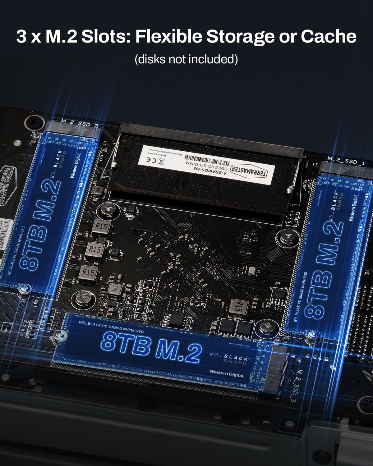 TERRAMASTER NASキット 2ベイ F2-425 HDD付属なし Amazon.co.jp: TERRAMASTER F2-425 Plus 2ベイ NAS N95 8GB 5GbE×2 M.2